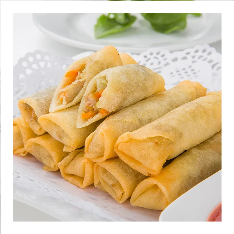 Pre fried Duck spring roll meicheng duck chunjuan Chinese spring roll