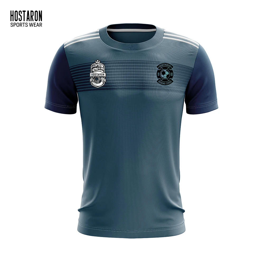 HOSTARON Cheap Blank Soccer Jersey Sublimation Football Jersey Black And White Custom Mens Soccer Clothes Retro Football Shirts
