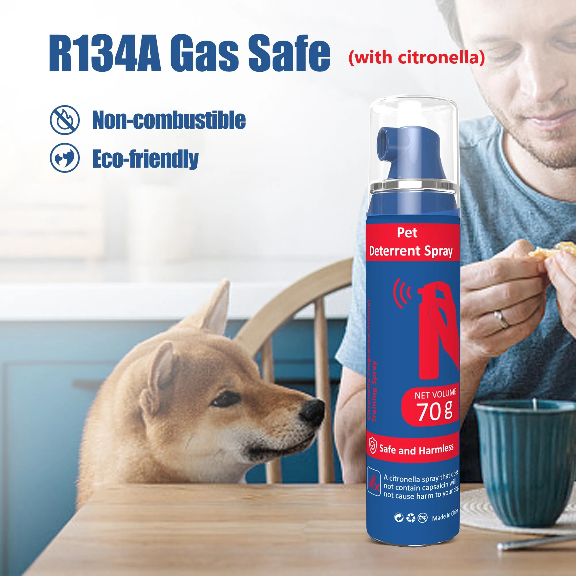 Safe Humane Effective Stops Barking Jumping Up Food Stealing Dog Fights Spray Dog Trainer Spray Corrector