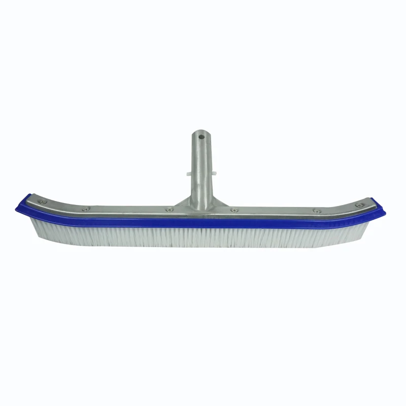 factory price water cleaning pool dispenser swimming pool cleaner accessories 18 inch swimming pool brush with aluminium back