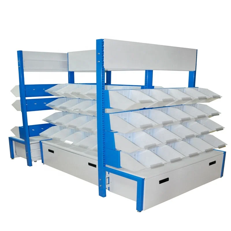 Factory Cheap Fashionable Gondolas Supermarket Shelves Metal Shop Display Shelf Rack