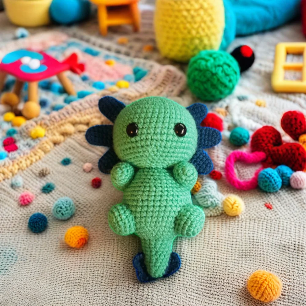 100% Cotton Handmade Amigurumi Pattern Stuffed Animal Toy Soft Knitting Unisex Baby Gift with PP Cotton Filling