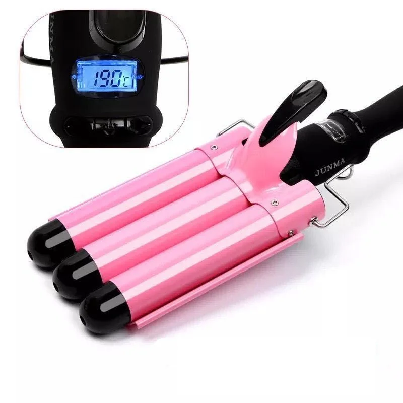 LCD Temperature Adjustable Professional Curling Iron Hot Selling Ceramic Automatic Vivid And Vogue Portable Best Hair Curler