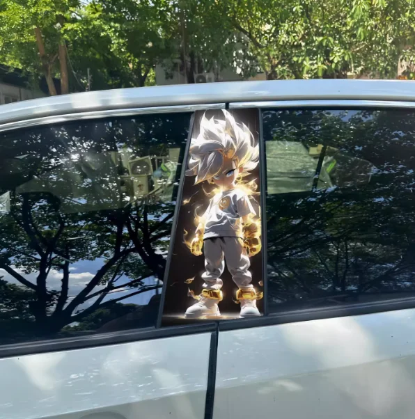 CARKOO Hot sale 20*50cm Car B-pillar sticker car decoration sticker PVC vinyl sticker high quality