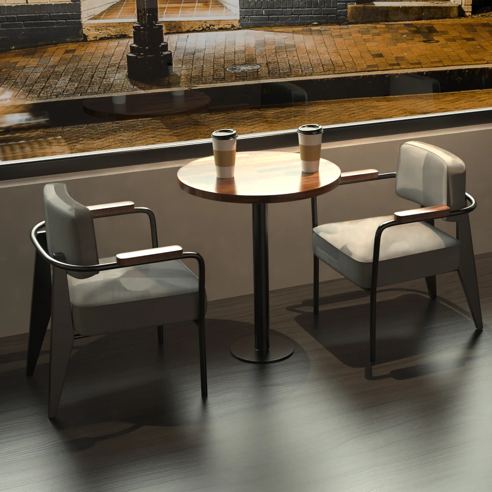 Customized Commercial Pub And Restaurant Furniture Cafe Shop  Restaurant Chairs and Table In Canada Bar Chairs For Coffee Shop