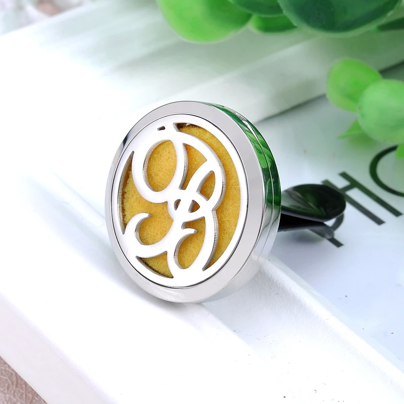 Аромадиффузор из нержавеющей стали для ароматерапии с цветочным узором