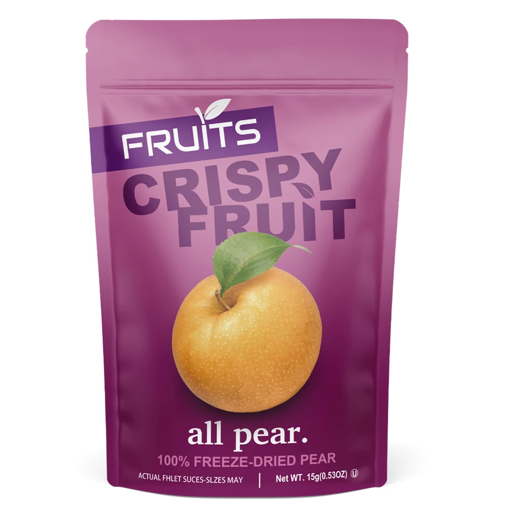 Custom digital printing Laminated Plastic packaging Zipper Dried Fruit Stand Up Pouch Aluminum Foil zip lock pack mylar bag
