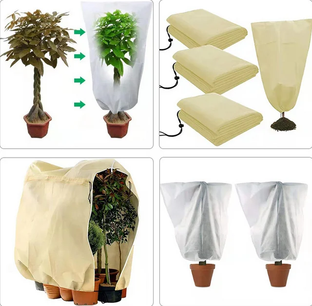Plant Covers Protection Non-woven Fabric Greenhouse Garden Frost Protection Plant Cover Frost Fleece