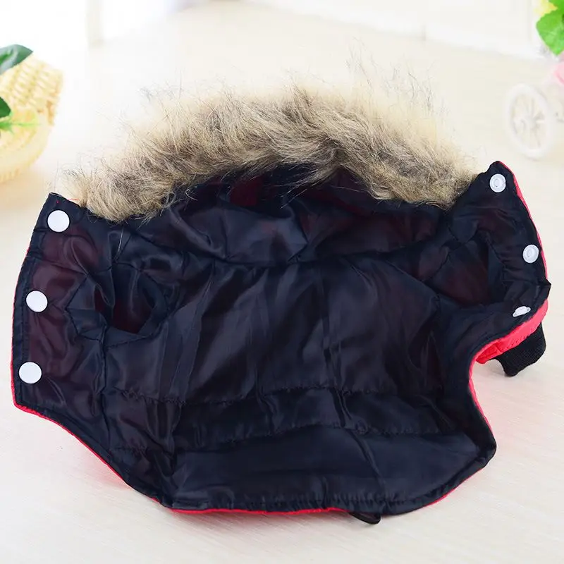 Manufacturer Wholesale Small Pet Down Jacket Warm Button Design Cotton Winter Dog Jacket