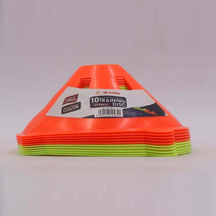 Hot Sale Plastic Hollow Football Cones Hollow Windproof Soccer Cones