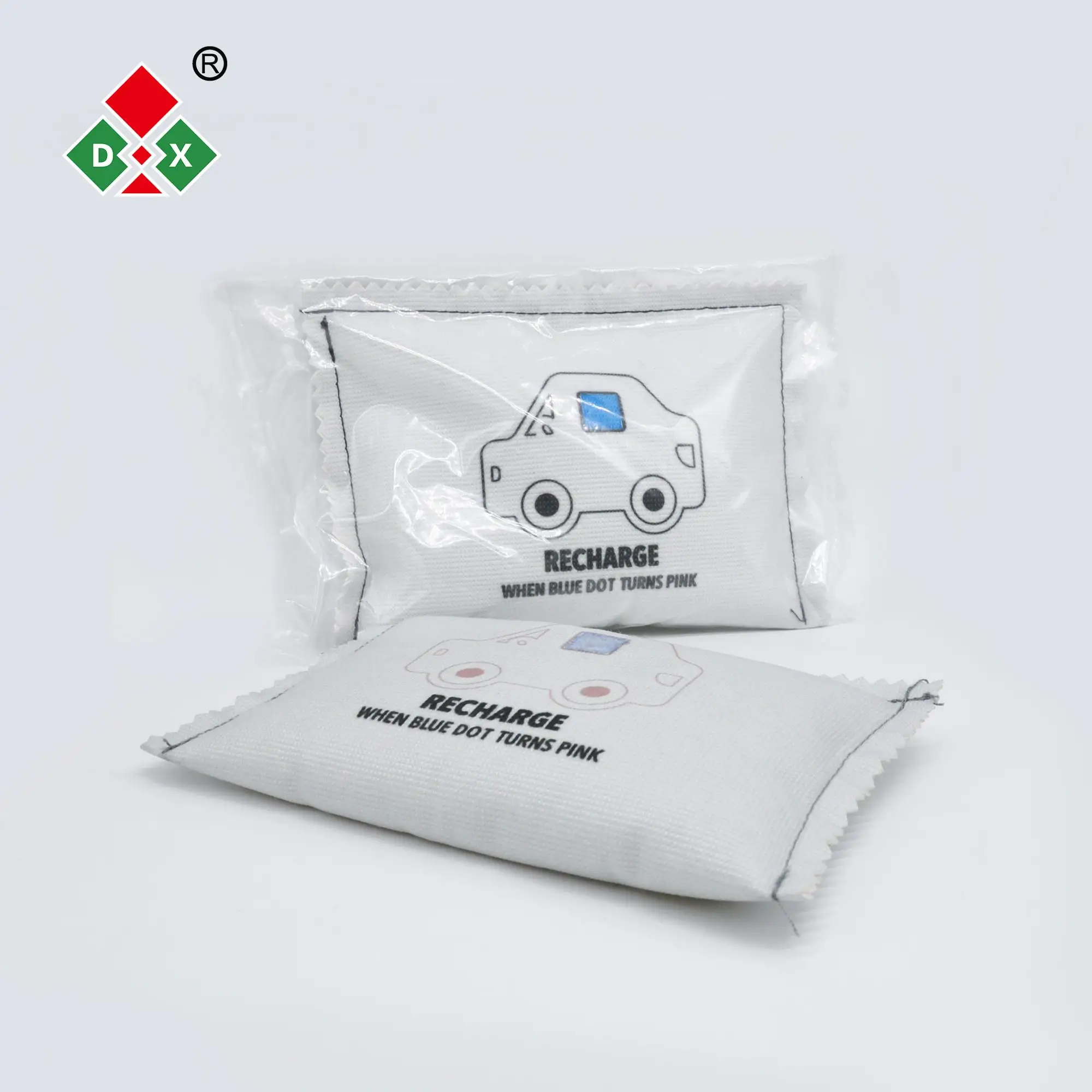 Super high quality SIlica Gel Desiccant Car Dehumidifier Bag Heating Reusable with Color Changing