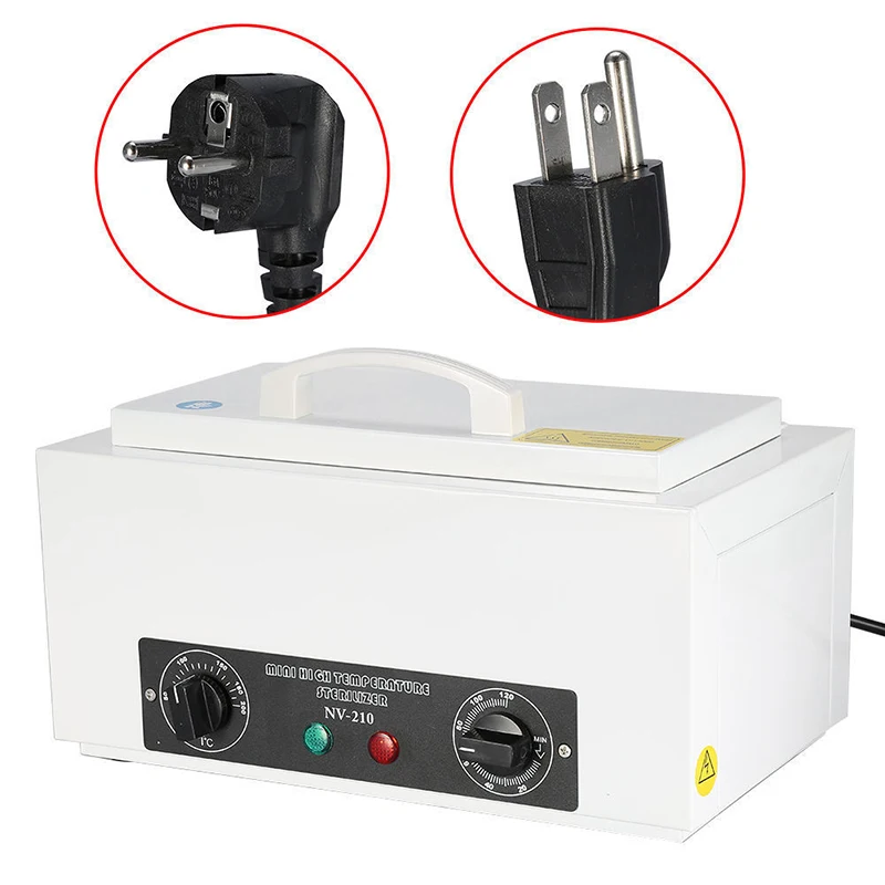 Высокая температура горячего воздуха NV-210 мини автоклав для нейл-арта сухой нагревательный Стерилизатор Машина Салон Татуировки Дизайн ногтей дезинфекции