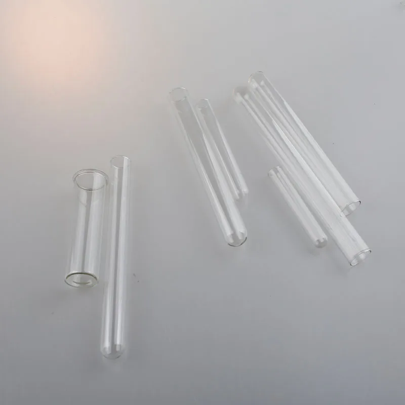 Manufacturer Mini Food Grade Borosilicate Glass Test Tube with Wooden Cork Stopper for Packaging Dry Flowers