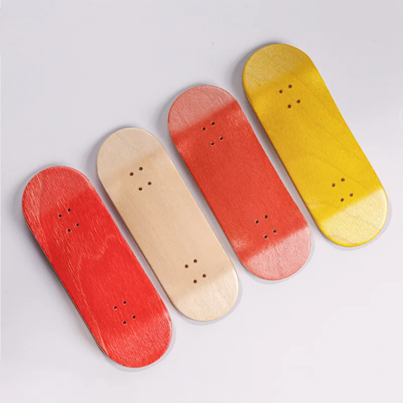 32/34mm Professional Tech Fingerboards Wood Deck Creative Mini Finger Board Deck Maple Wood Finger Skateboard Deck