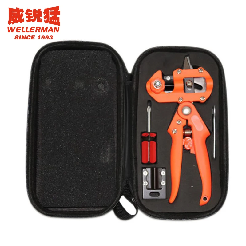 Прививочный секатор из углеродистой стали, садовый прививочный инструмент с 2 лезвиями, прививочный инструмент для дерева