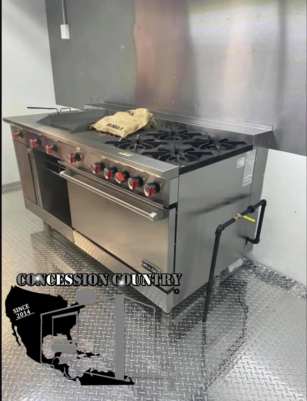 2021 Concession CountryHamburger Mobile Food Cart, Airstream Caravan Food Truck, Airstream Food Trailer for Sale