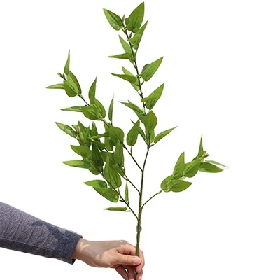 Искусственные листья клематиса Lusiaflower растений украшение для дома праздника свадьбы вечеринки Рождества