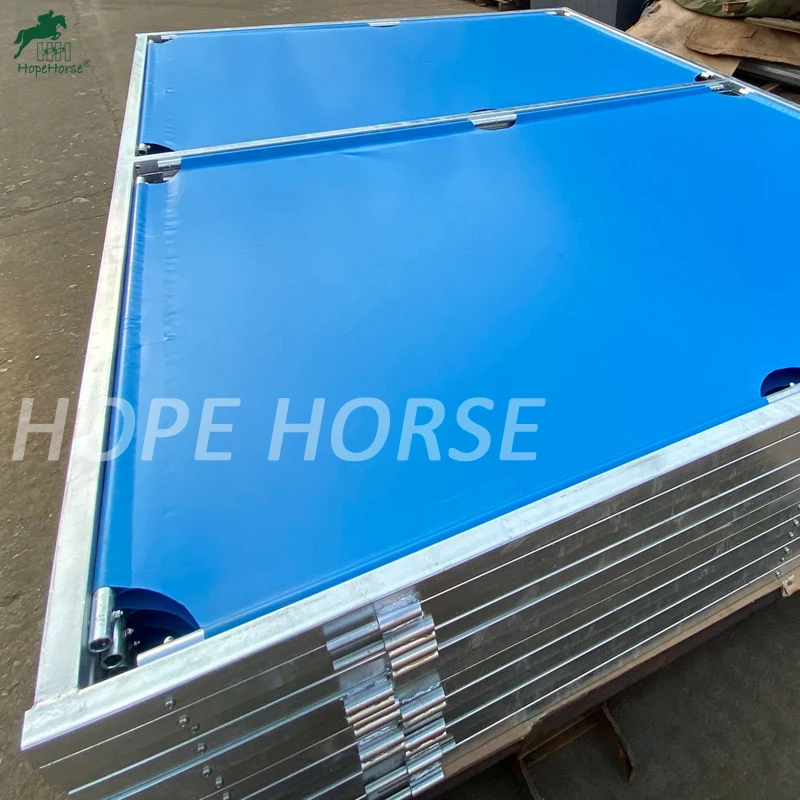 Used temporary horse stall front panel steel hot dip horse stable fronts