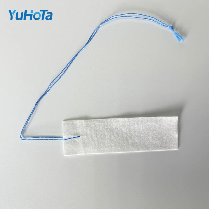 Sterile Self-Adhesive Wound Dressings Neuro Pad or Neuro Sponges Surgical Patties with X-ray Detectable Thread