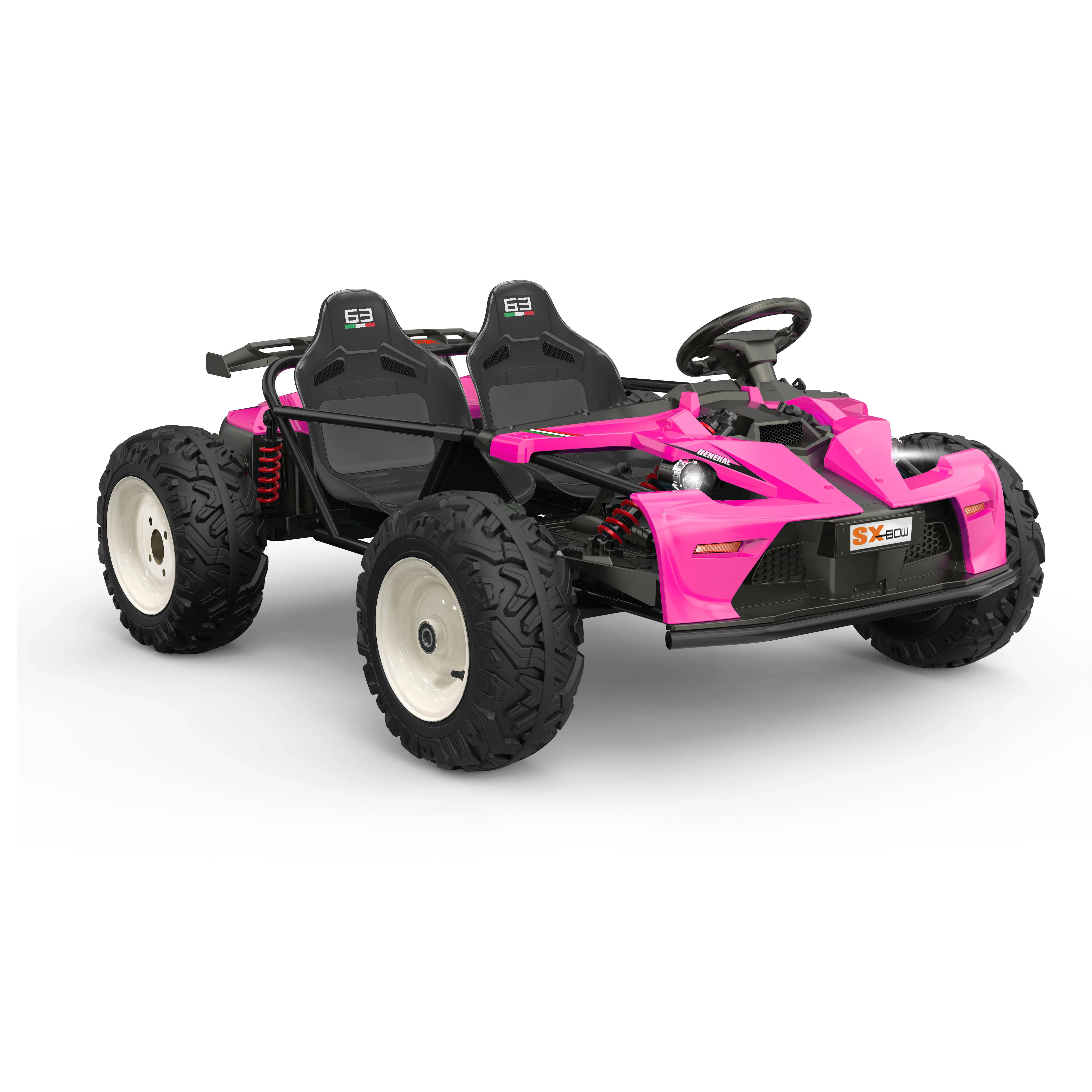 2024 new big size utv with 48v 800W motors 12v20a*4 battery toys car for children to ride