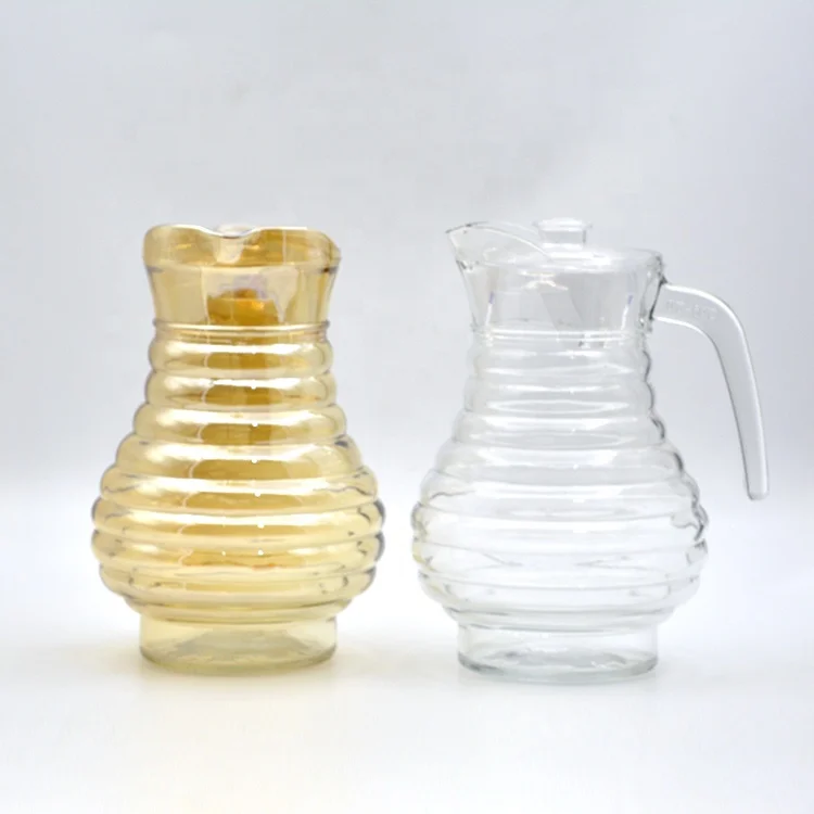 Wholesale Sustainable Home Glassware 1300ml Glass Cold Water Jug