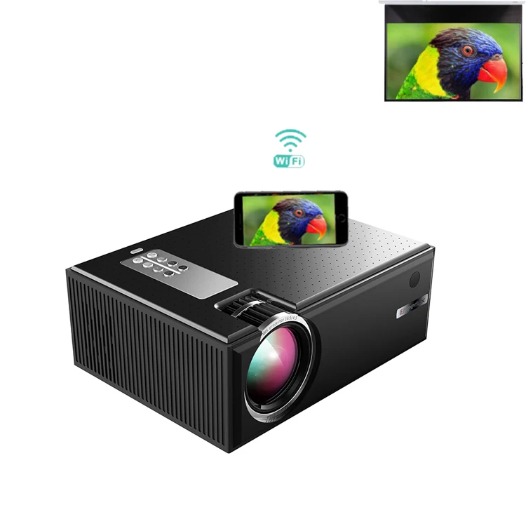 CHEERLUX  native HD LCD wireless projector, connect with smart phone for wifi projector
