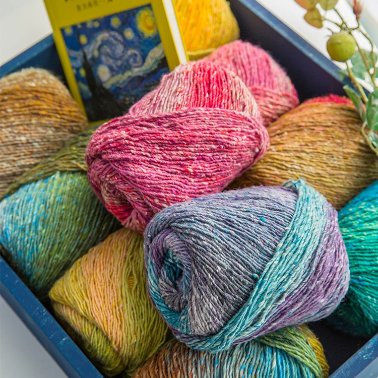  Очень толстая футболка Yarncrafts из органического мягкого шелка ручной вязки хлопковая шелковая