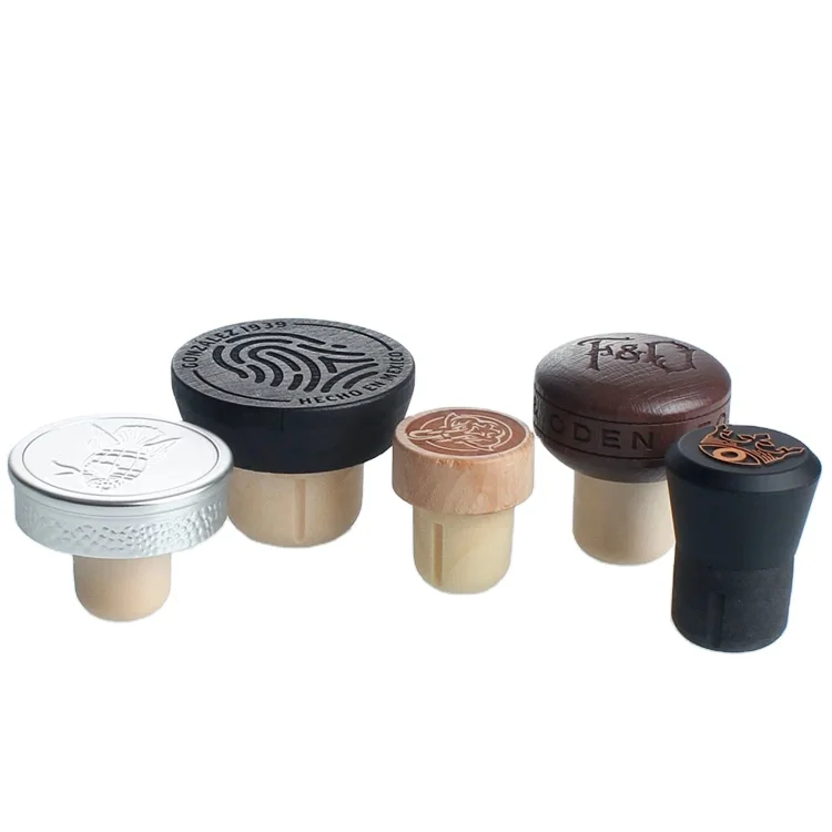 Red Wine Bottle Seal Stopper Wine Cork Bottle Plug Beverage Stopper