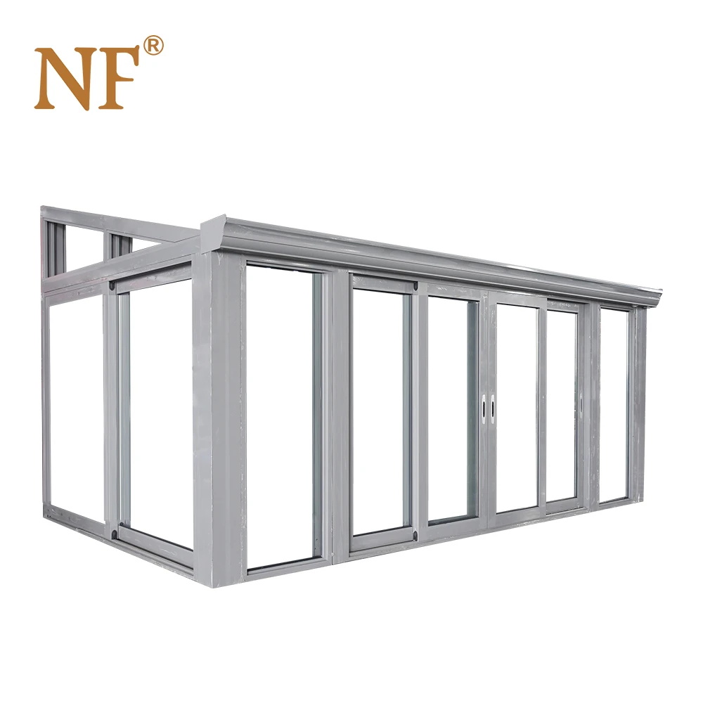 
Aluminium Garden Sun Room /glass house with Double Glazing for Yard 