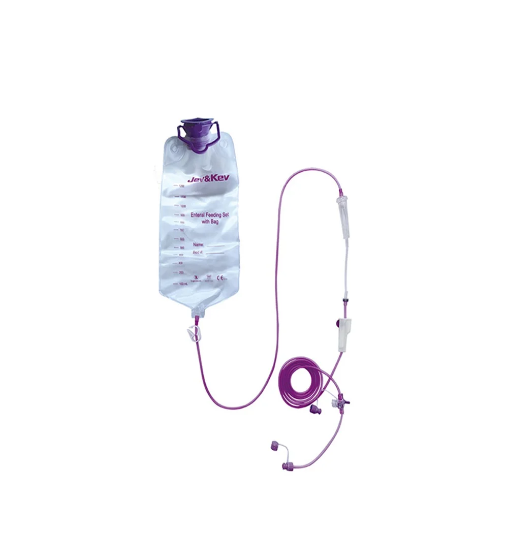 Medical Disposable Gravity Set Y Injection Port Stomach Feeding Tubes Gastrostomy Tube IV Set