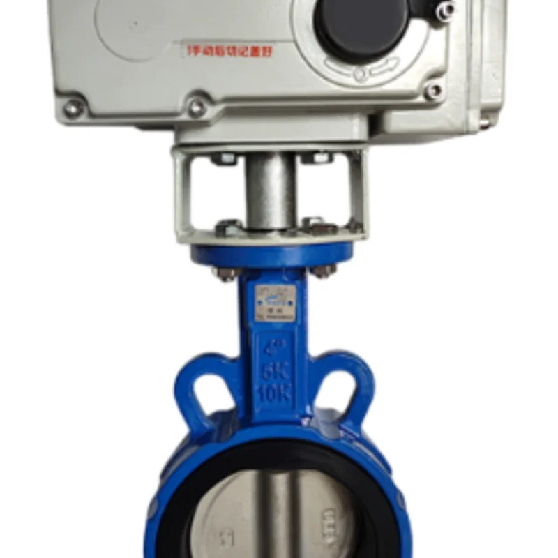 304 Ductile Iron Electric Wafer Butterfly Valve Solenoid Or Pneumatic Power Soft Sealing Gate For General Application
