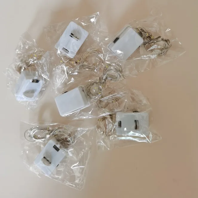 Декоративная светодиодная гирлянда 1 м 10 светодиодов