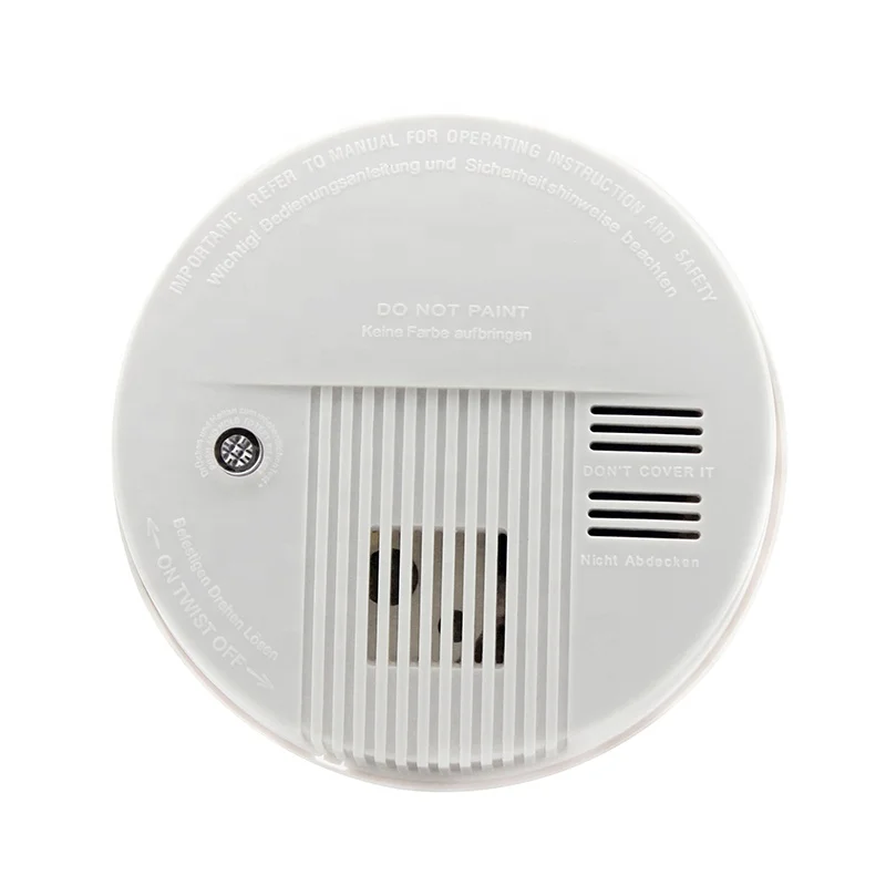 Conventional hard wire network independent smoke detector battery powered AC/DC dual power fire alarm LS-828-14