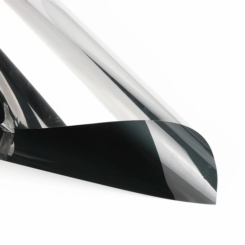 High Reflective Mirror Tinted Film for Architectural One Way Vision IR Cut Self Adhesive Building Window Glass Modern 2 Rolls 9%