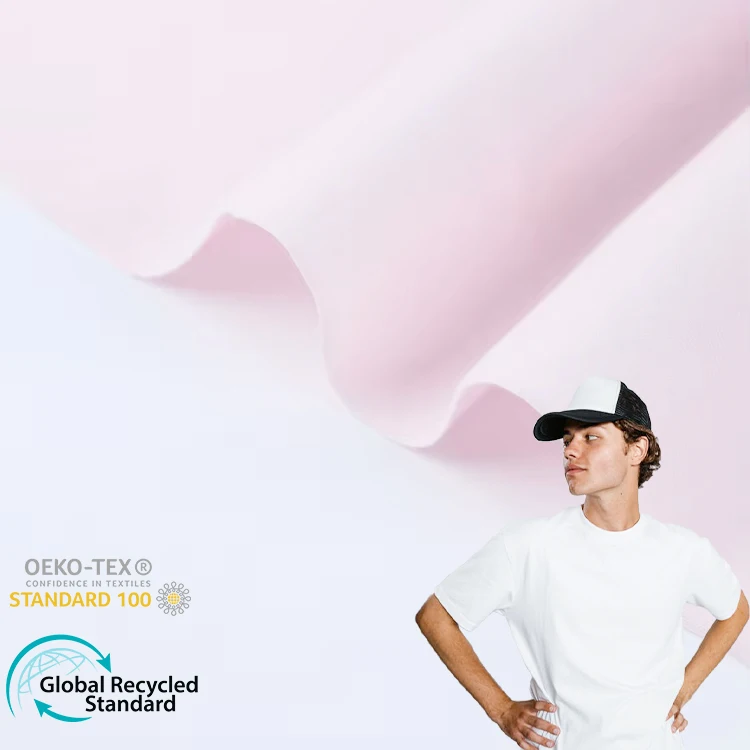 Factory Spot 100% Cotton Soccer Jersey Fabric Plain Single Jersey 190G T-Shirt Fabric