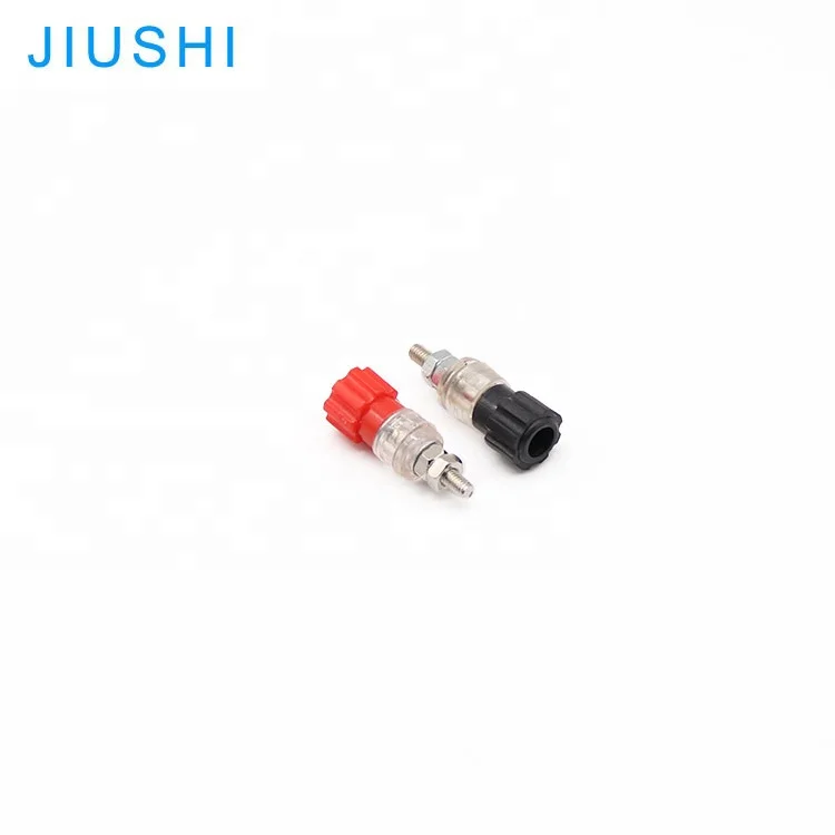 JS-900A 3mm Thread Black Red electrical binding post terminal connector