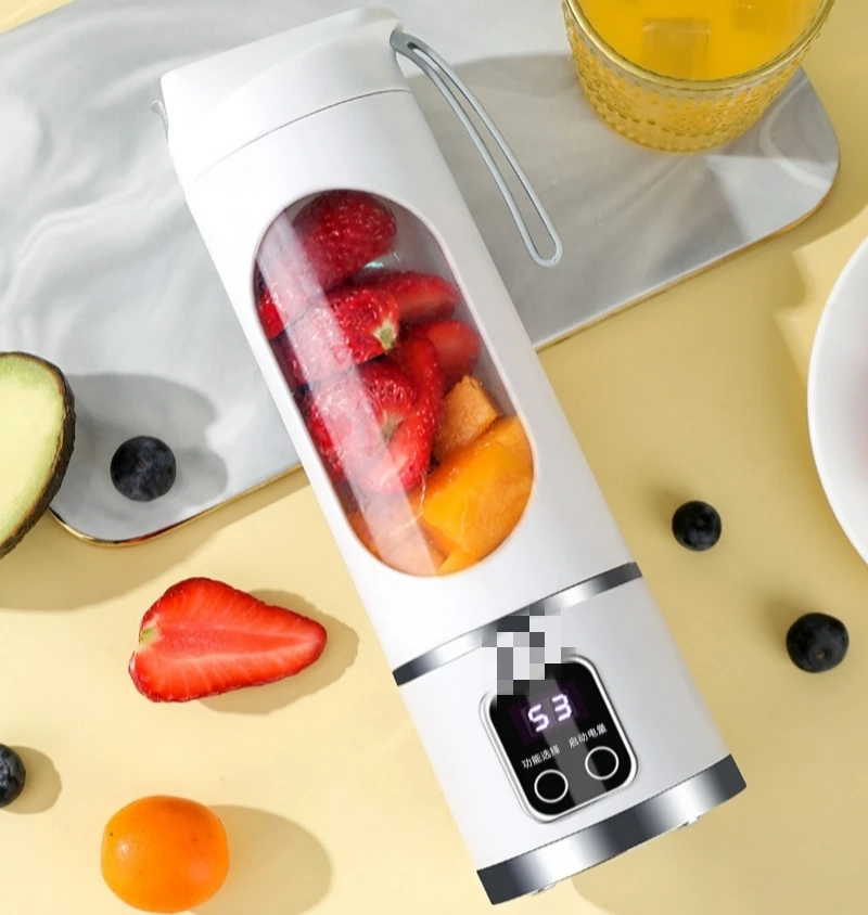Portable Blender - Personal Blender USB Rechargeable - Mini Blender - Traveling Fruit Veggie Juicer Cup for Home, Sport, Office