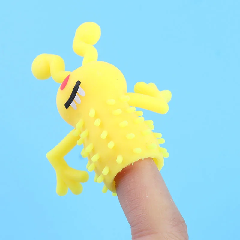 Хит продаж 2021, Забавные Мини-куклы-монстры на палец для Хэллоуина, игрушки для детей и взрослых