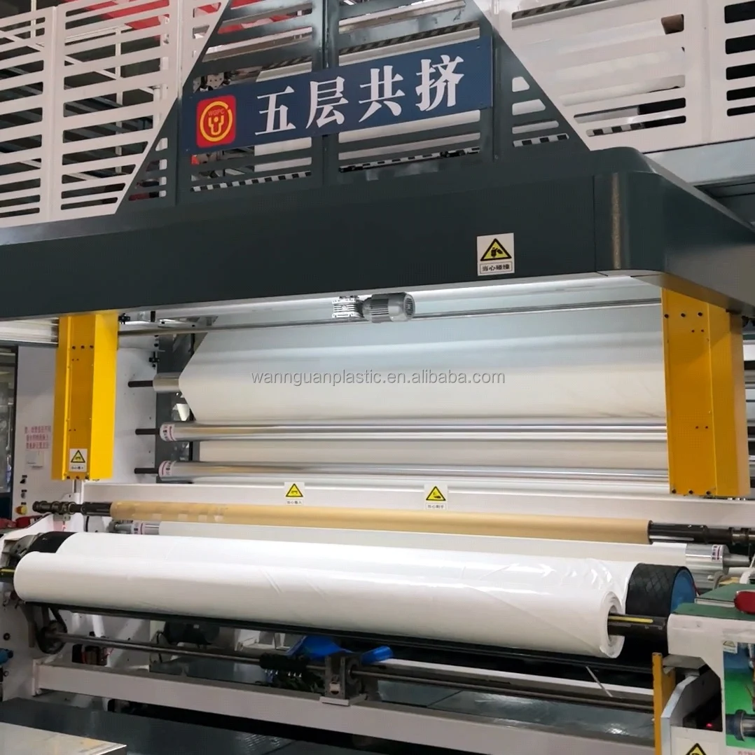 White Clear Blue Custom Size PE Heat Shrink Film Rolls for Marine Construction Equipment VCI Shrink Wrap Film