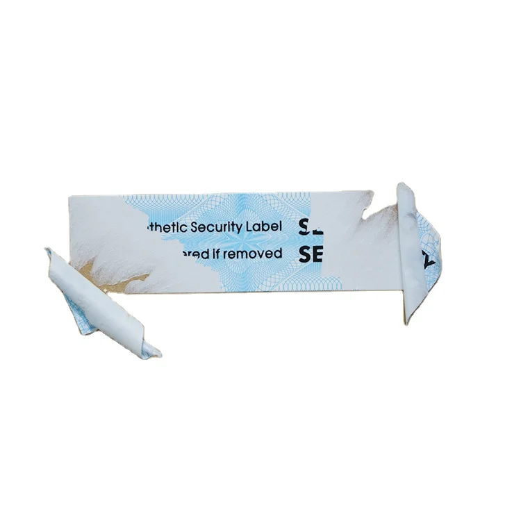 Free sample matt white color fragile label eggshell sticker custom For plastic box