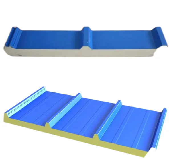 china pu sandwich roof panel sandwich panel roof sheet assembly decorative metal sandwich board wholesales