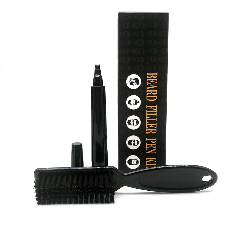 OEM Low moq Waterproof Beard Filling Pen Kit Pencil Filler Beard Filler Pencil For Men