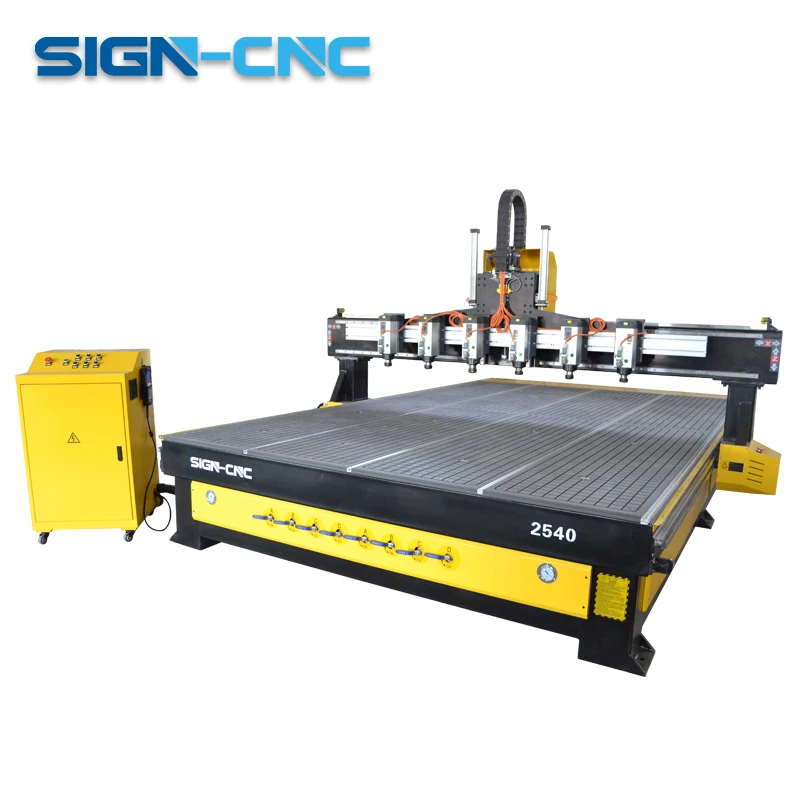 Деревообрабатывающий Фрезерный Станок Многошпиндельная Машина Большого Размера