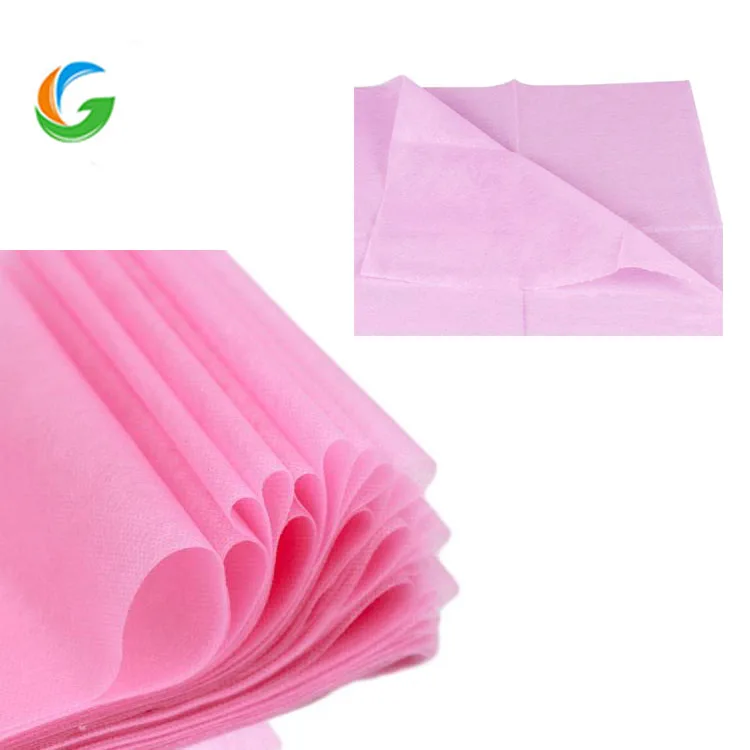 Golden Custom Beauty Salon Bed Covers Sheets Pp Non Woven Printed Fitted Waterproof Massage Table Disposable Bed Sheet Roll