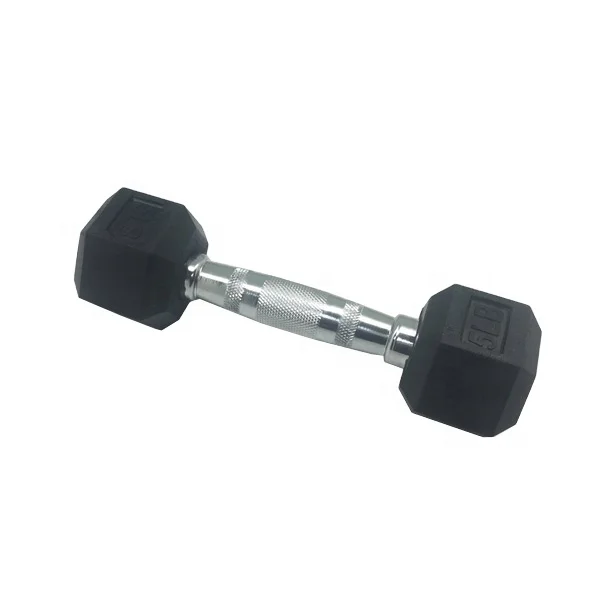 FITUS Gym or Home Equipment Rubber dumbbell Hex Dumbbell cheap price