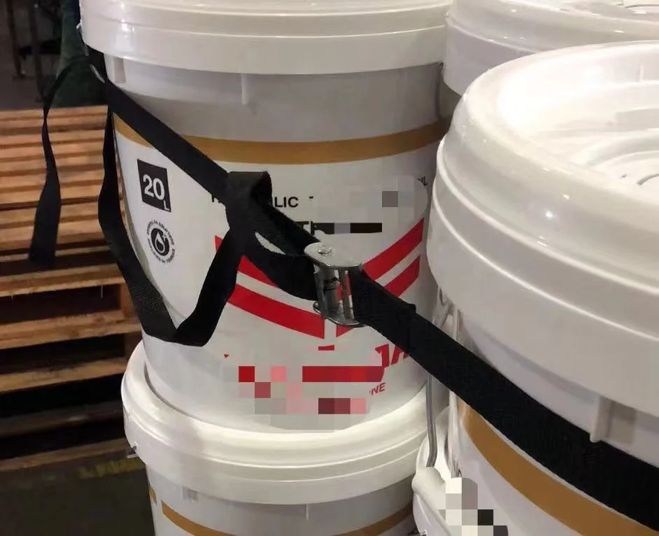 Luggage Cargo Shoulder Strap CAM Fastener Buckle Safe Bundling Belt Straps Zinc Alloy Manual Packing 25mm Lashing Webbing Belt