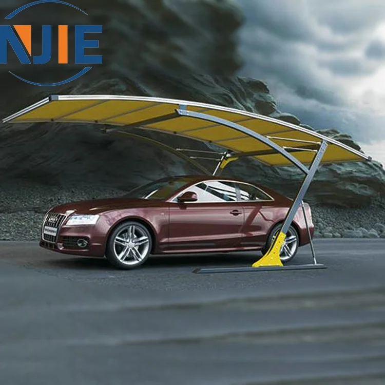 2024 China factory made cheap waterproof UV protection 20x10ft single carport for 1 car parking