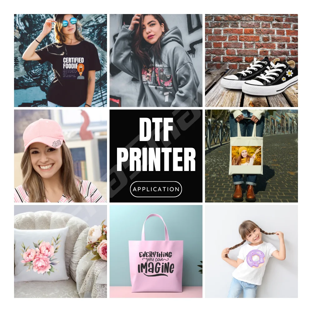 Erasamrt dtf printer printing machine digital t-shirt printing machine printer for clothes A3 40cm i3200 xp600 head DTF printer