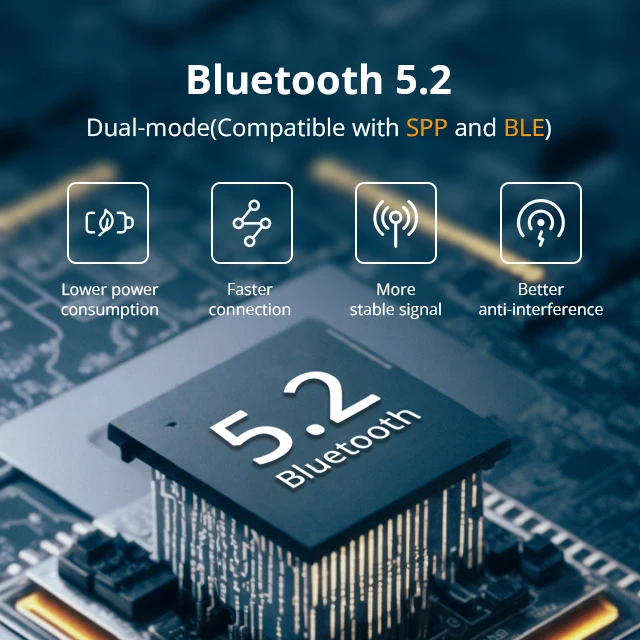 Feasycom Free SDK BT5.2 Dual-Mode IoT 450m Long Range IP40 OTA USB Bluetooth Programmable Beacon for Advertising