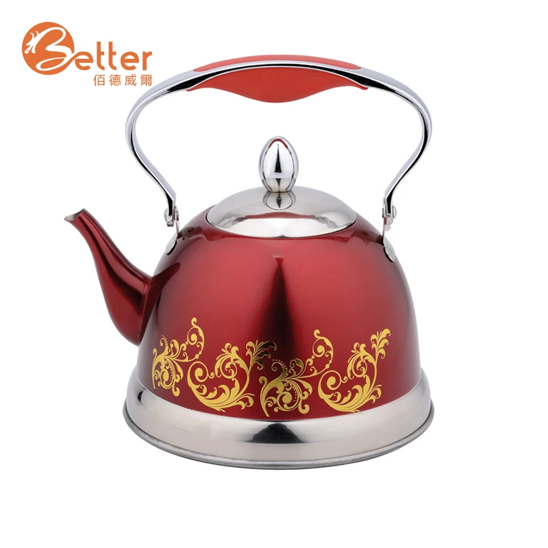 The Best Selling Product Double Walled Colored 304 Stainless Steel Teapots